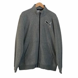 LNWOT Puma Grey Zip Up Hoodie Size L